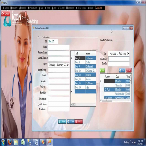 US based Hospital Management system